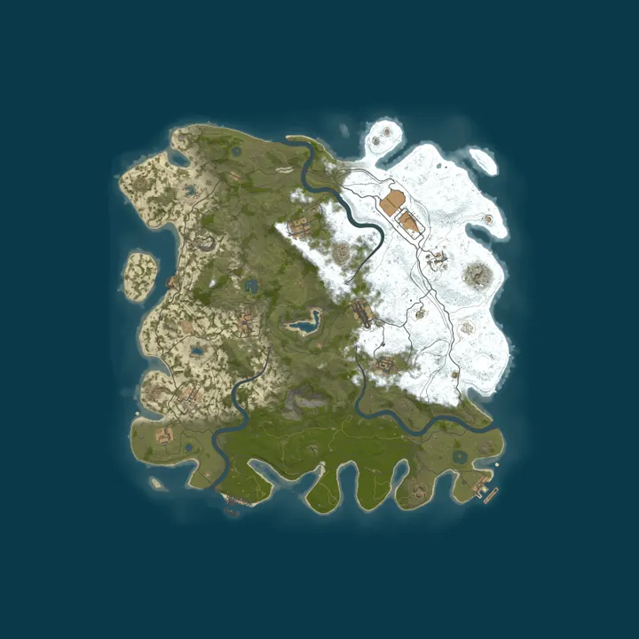 Map of #2 WIN-RUST | SOLO | x2 | 24H PROTECTION | WIPE MONDAY 10:00