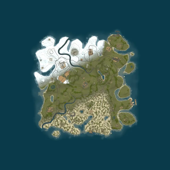 Map of [TR/EU] TURK RUST 3X - MAX 5 | Yeni Başlayan FULL WIPE !!