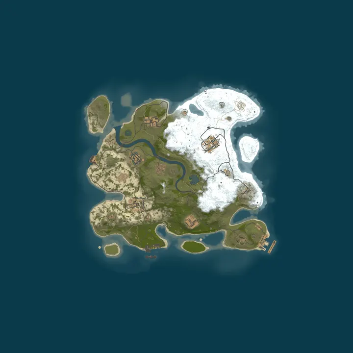 Map of 4Netplayers Rust Server