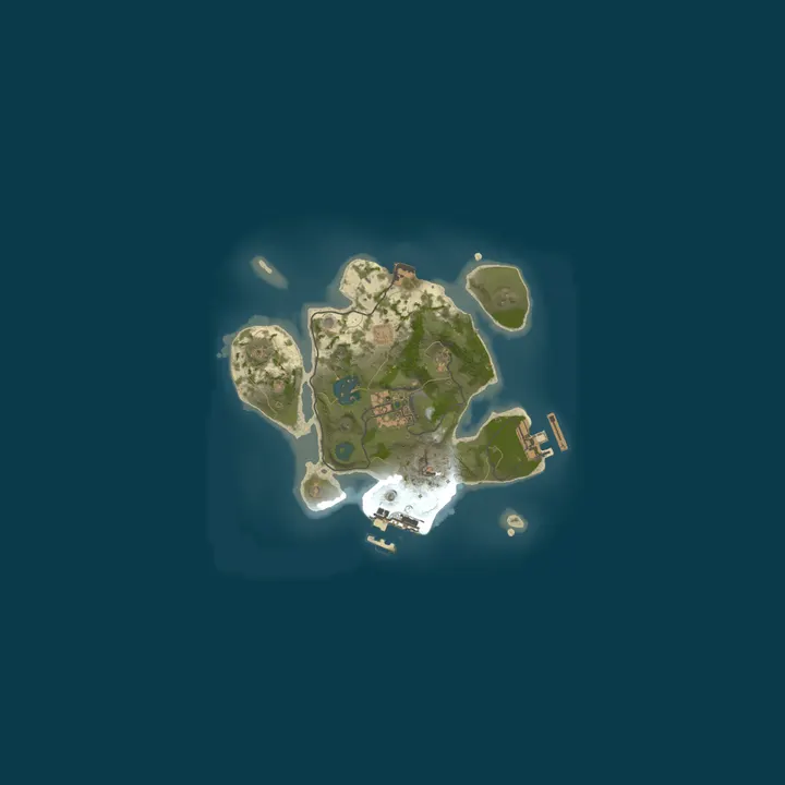 Map of US Wasteland Vanilla ++ SMALL