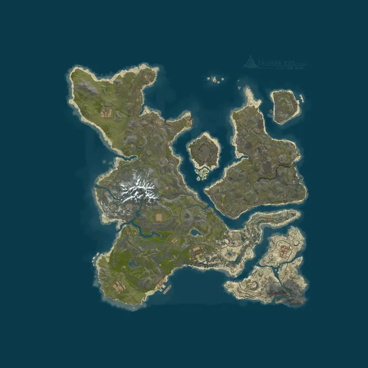 Map of [US] RustEZ Elysium PvE | Skills | Events | Challenges