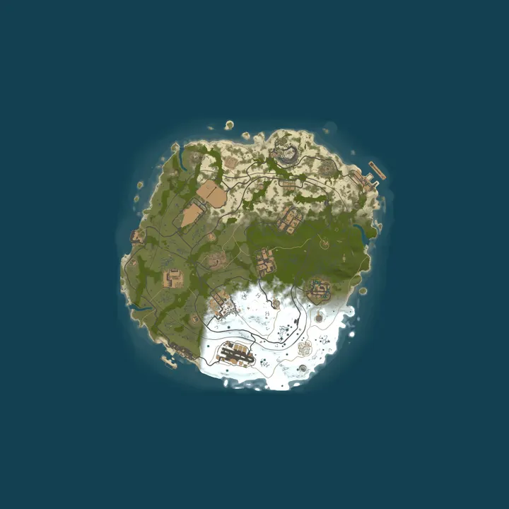 Map of [PVE] Green Island - Heli-Training