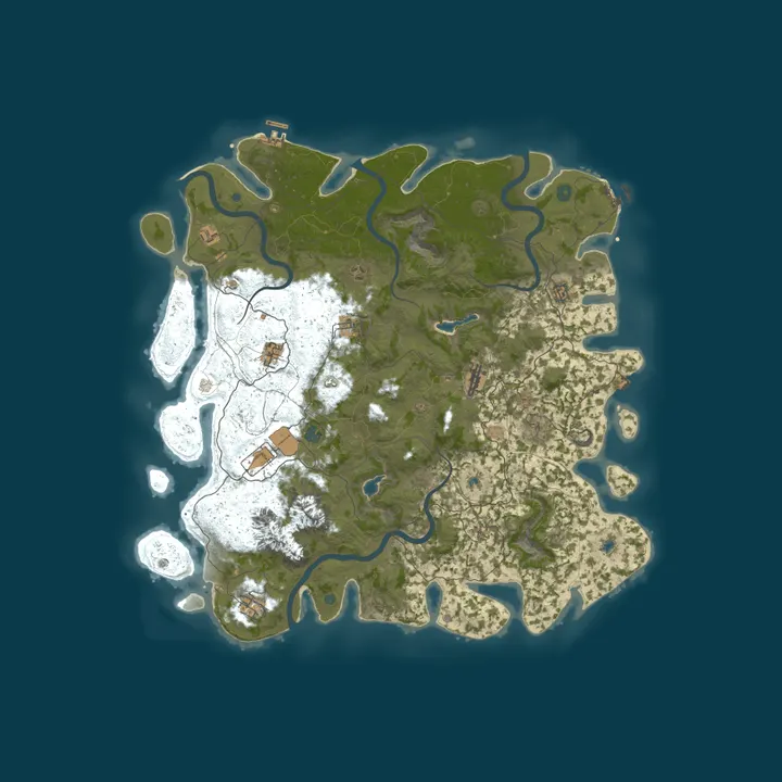 Map of My Rust Server