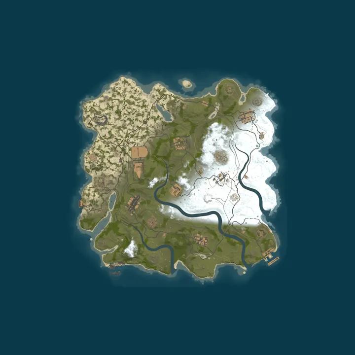 Map of LITHUANIA RUST | 2X | QUAD | BIWEEKLY