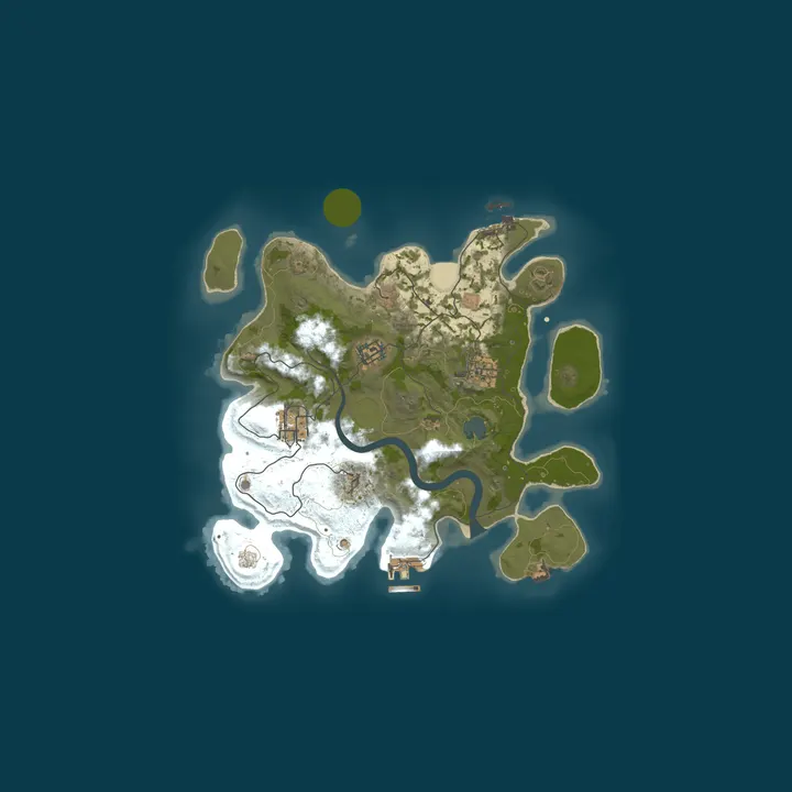 Map of ICE RUST - X1000 [ KITS | LOOT+ | FPS+ | BF | NOLIM | 1000x]