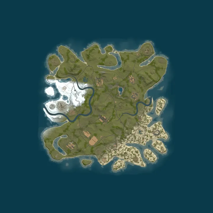 Map of RETRO RUST #3 Х5|MAX 5|LOOT+|CRAFT WIPE 8.10