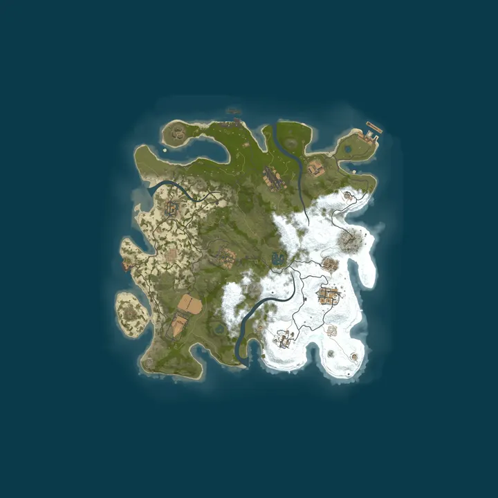 Map of Raid Rust Hybrid TEST SERVER
