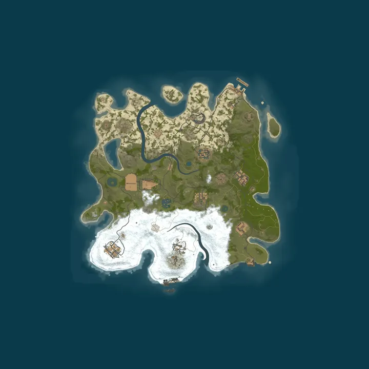Map of SEED RUST X5 | NOLIMIT | BOOST FPS | BUILD DEEP SEA | WIPE 09.1