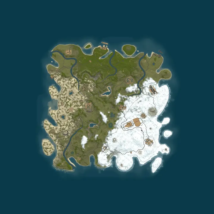 Map of ICE RUST X2 | VANILLA | NOLIMIT | WEEKLY