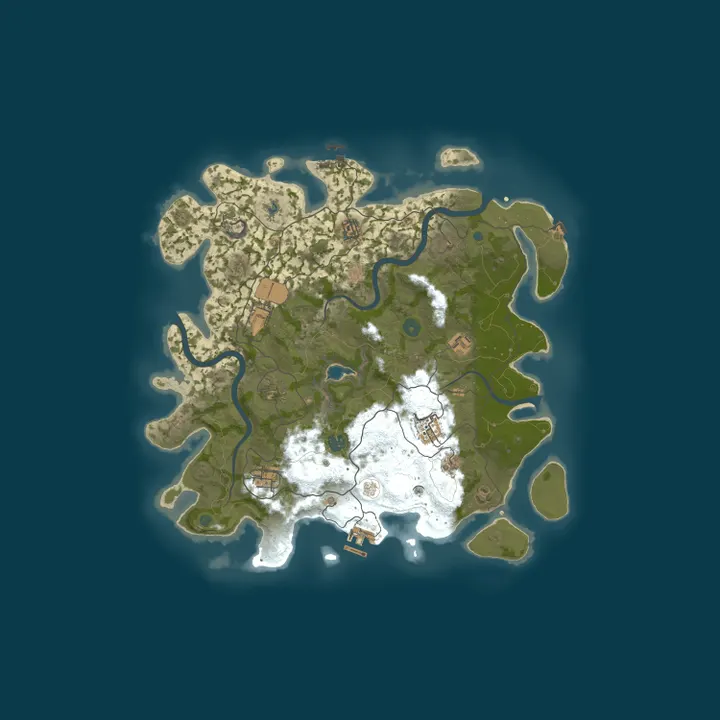 Map of MICRO-RUST x50 - x100 MAX10