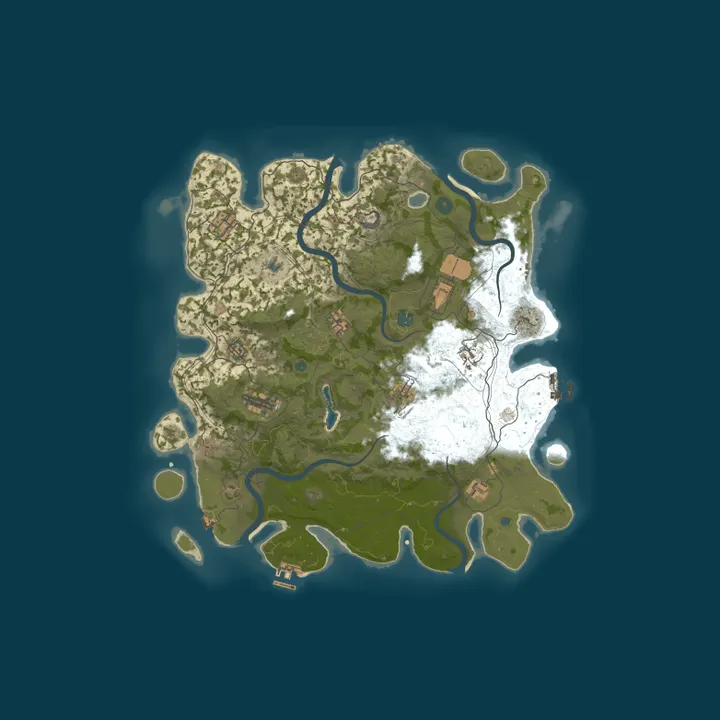 Map of 666 RUST /ДЛЯ НОВИЧКОВ /EU MAIN 10.10