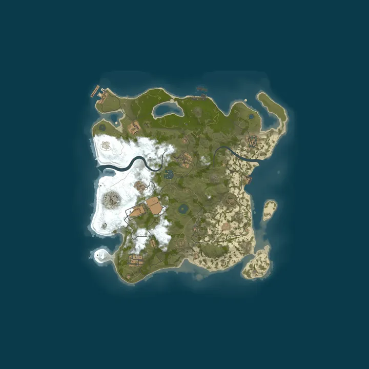 Map of Cross-Eyed Squiggy's x20