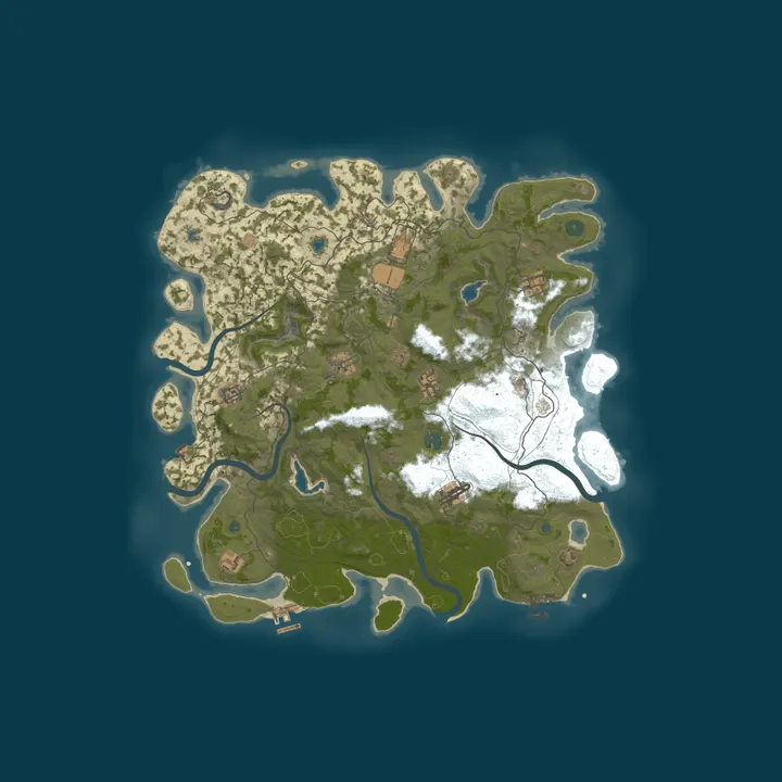 Map of PAMPAS 2X | 50% UPKEEP | BEGINNER FRIENDLY | LOW POP
