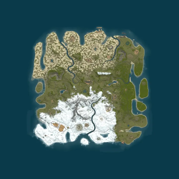 Map of [US East] Facepunch Large