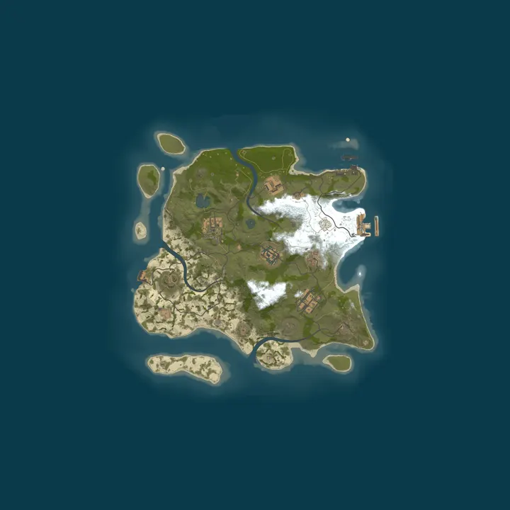 Map of The Rust Server