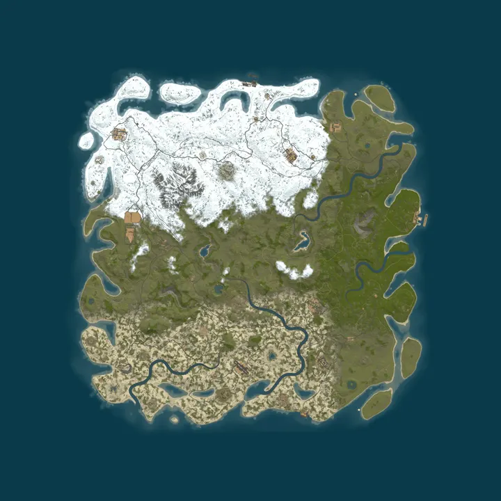 Map of Grumpy-Clouds Rusty server x10