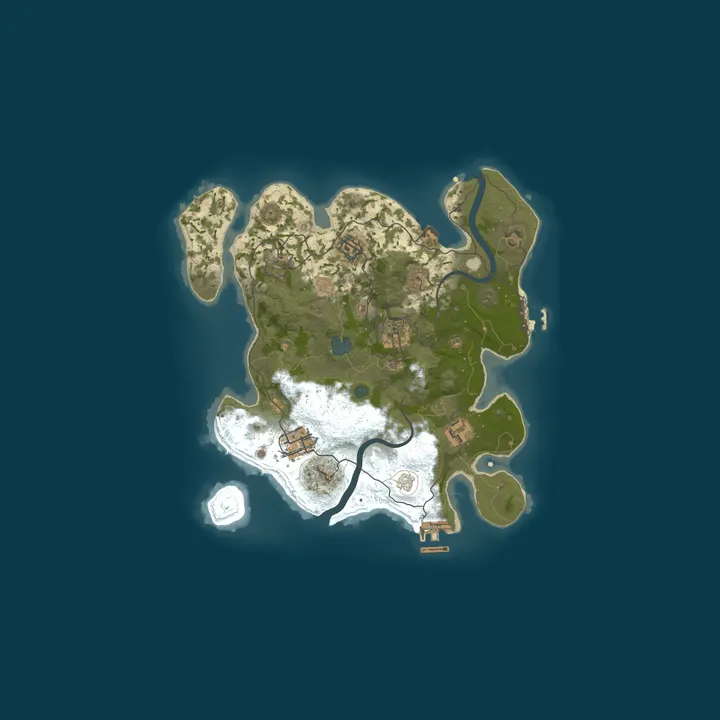 Map of Rust Server by nitrado.net