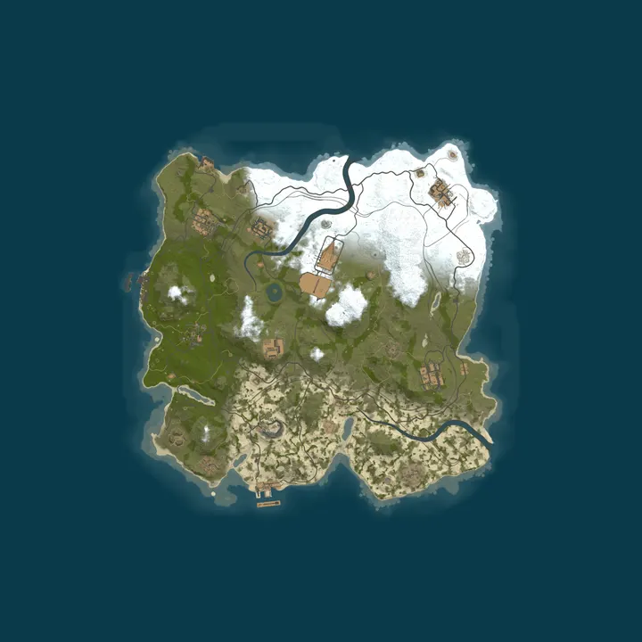 Map of [LATAM] PandaRust Vanilla | Stats | Bisemanal | WIPE 8/10 17hs