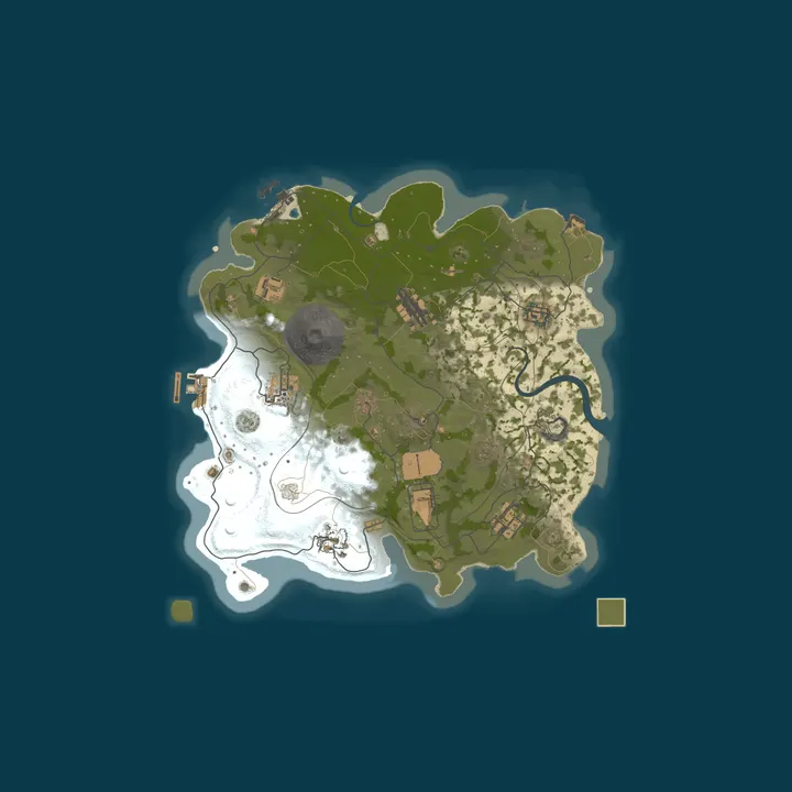 Map of RustSpain.com | EU España x5 (Full Wipe 08.10 10/08) [Solo/Duo