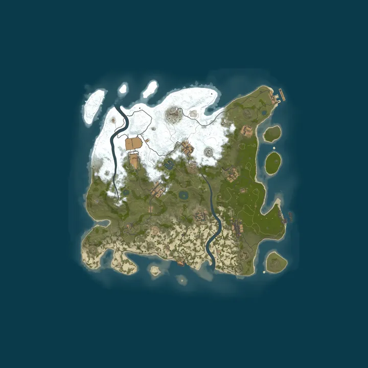 Map of ICE RUST [ X1000 | NOLIMIT | FPS+ | CLANS ] WIPE: 6.10]