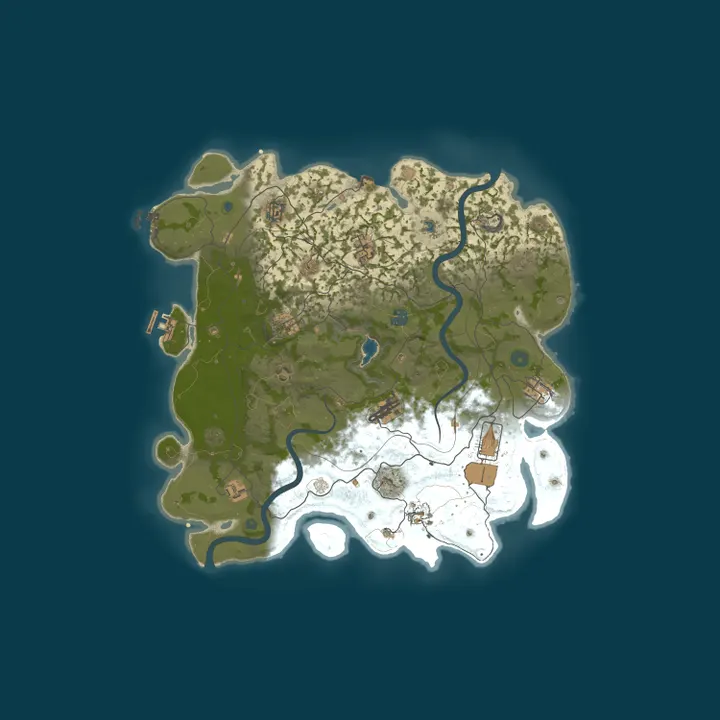 Map of FLAME RUST #1 [ NOLIMIT | x3 | MAGIC ] WIPE 9.10