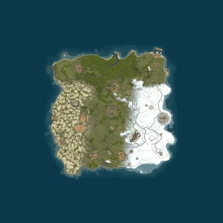 Map of WARBANDITS.GG AU 5X No BPs |Loot++|PvP|MyMini|Shop|X5 JUST WIPE