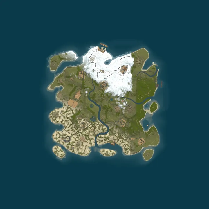Map of My Rust Server