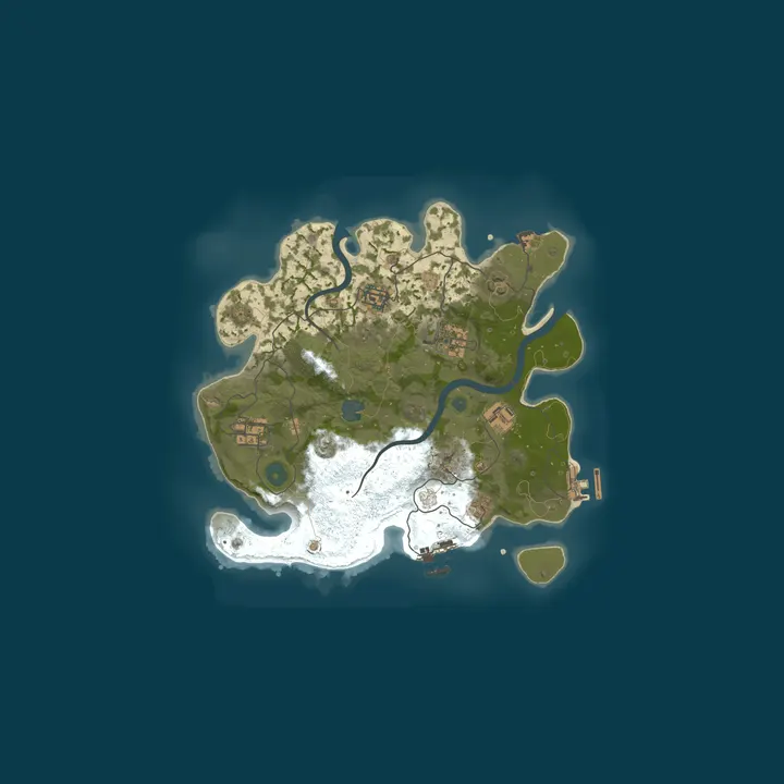 Map of Lundaa.org -||- RUST Dedicated Server