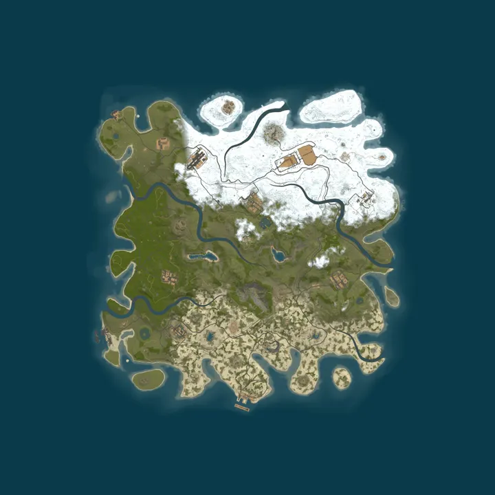 Map of [US] RedWood | 5x Resource 2x Loot | Every 3 Days | 6 MAX