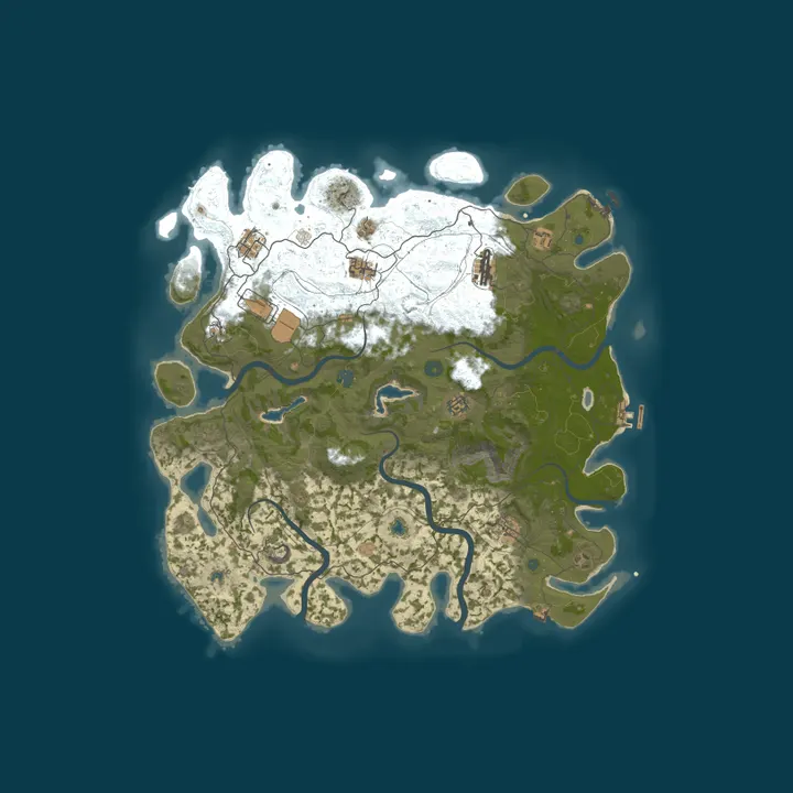 Map of Straight of Hormuz - Solo-Duo-Trio - 2x - PVP