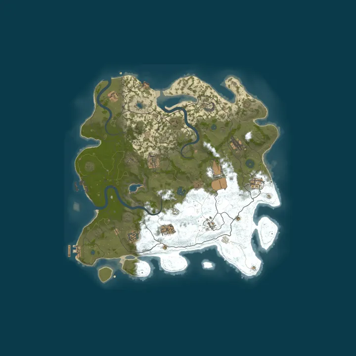 Map of Rust España garo12 | Vanilla+ | 160 Slots
