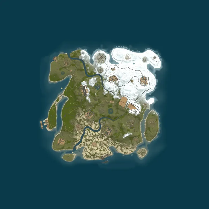 Map of [ESP/EU] SpainLand x2 | SOLO/DUO/TRIO | 3500