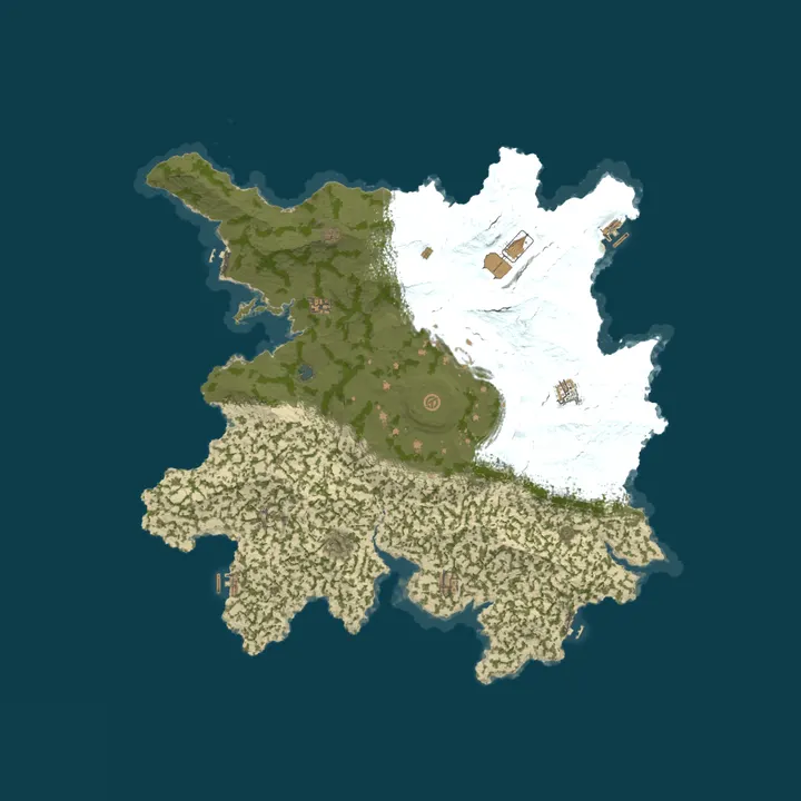 Map of A Rust Server