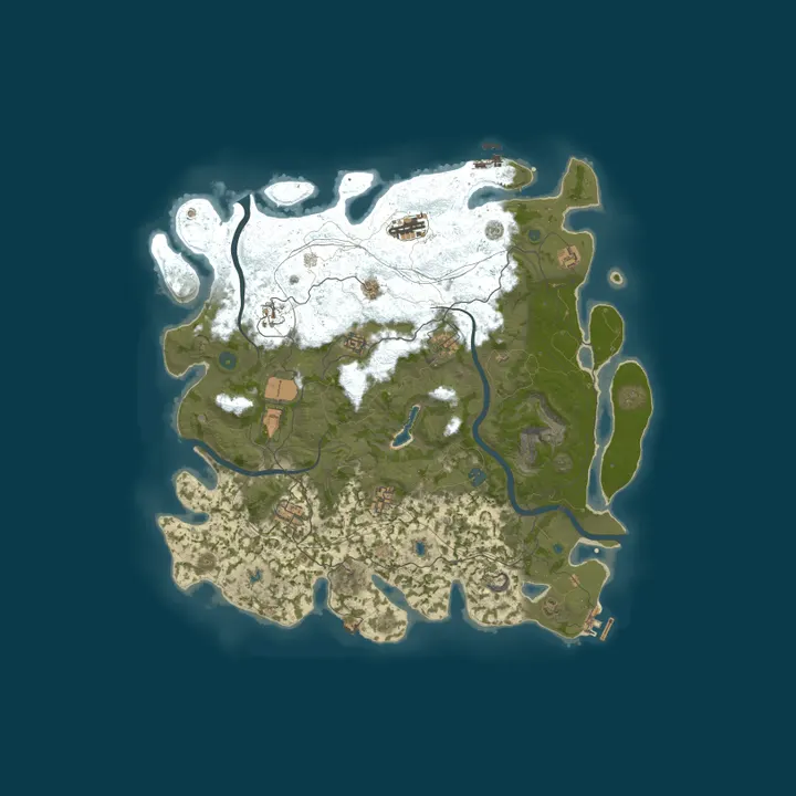 Map of Rusty Warehouse - Noob Friendly since 2015