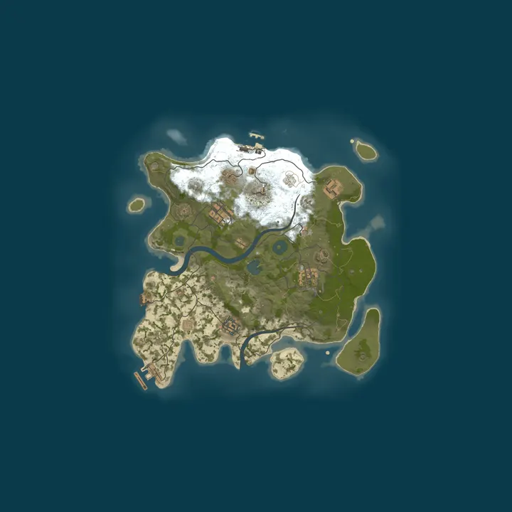 Map of A Rust Server