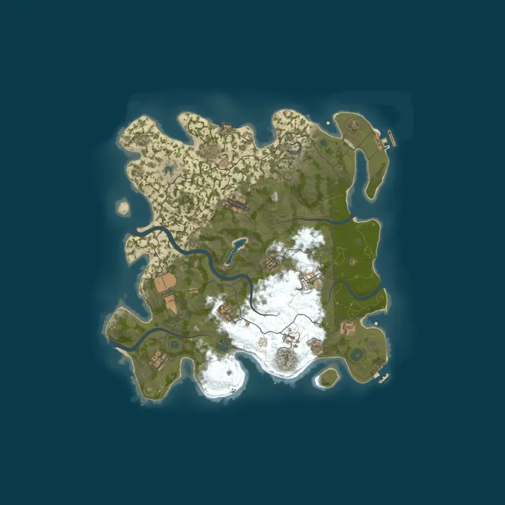 Map of [EU] Rust Outlaw | 3x | Solo/Duo/Trio | Wiped 17/09