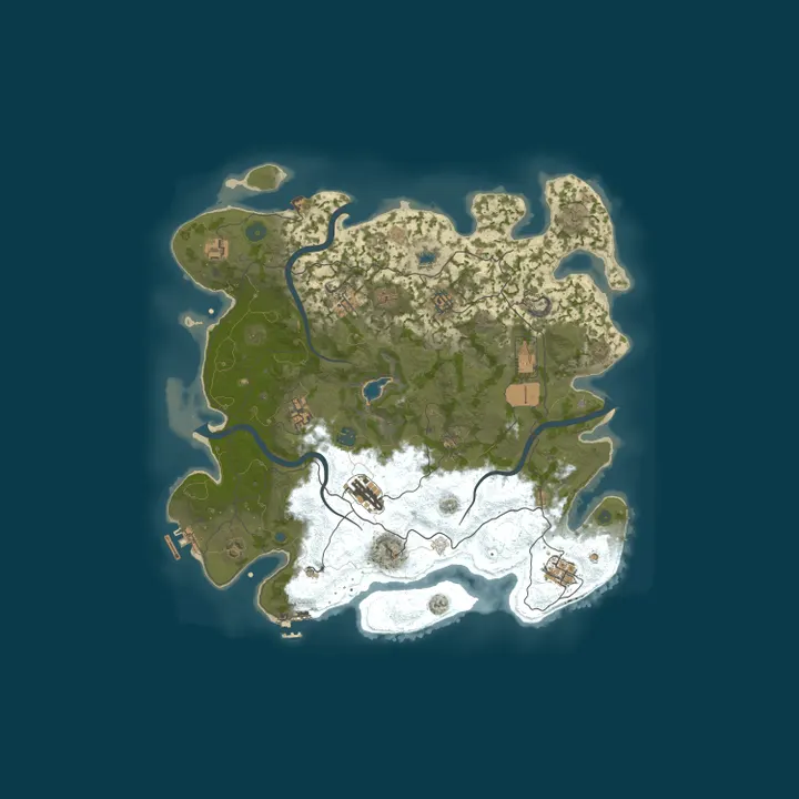Map of VeryGames.com Rust Server