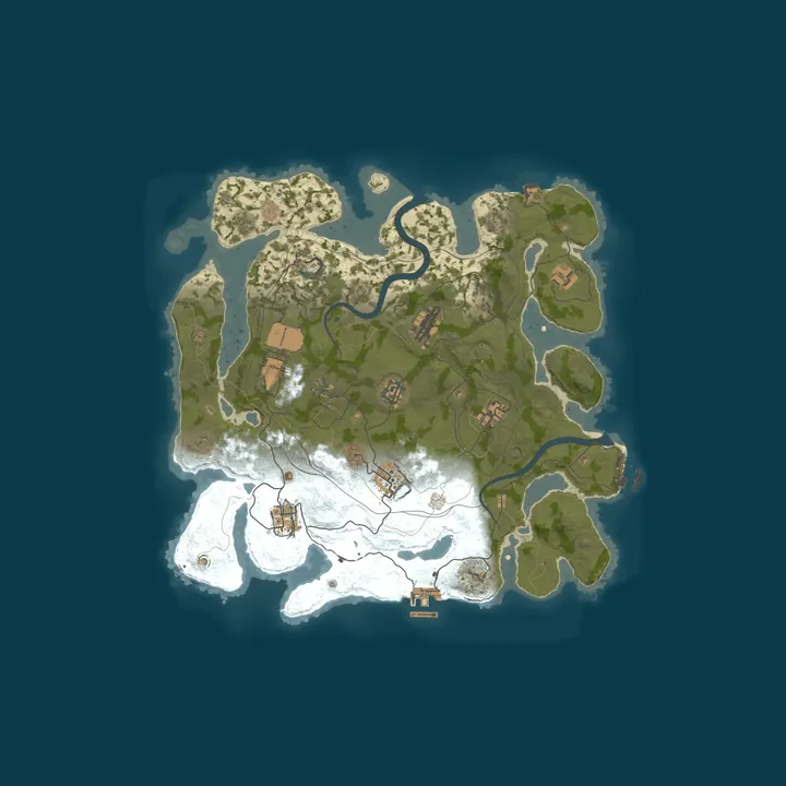 Map of [EU] HollowServers.co 2x Solo/Duo/Trio | 50% Upkeep | Shared BP