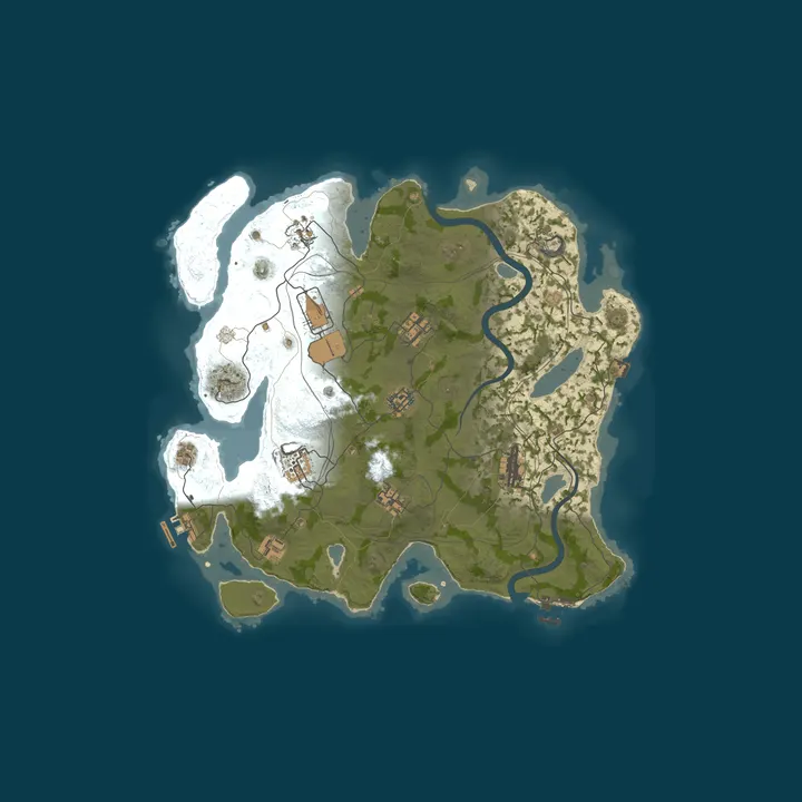 Map of HollowServers.co 3x Solo/Duo/Trio/Quad|LootX3|JUST FULLWIPED