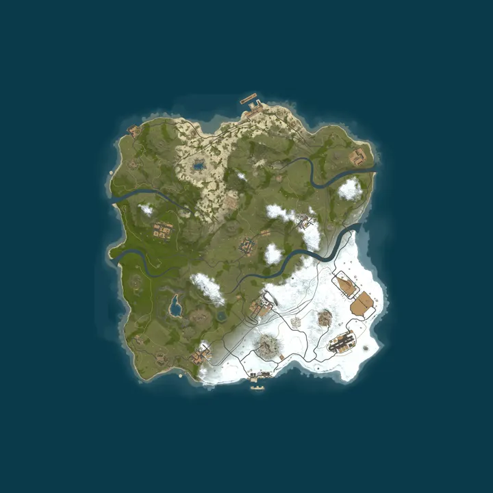 Map of RustForNoobs.com Primitive | Bow / Melee | 10/09 10.09 RFN Me