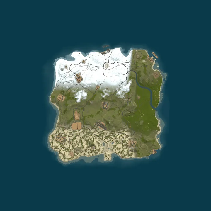 Map of WARBANDITS.GG EU 2X SOLO ONLY|Loot+|X2 JUST WIPED