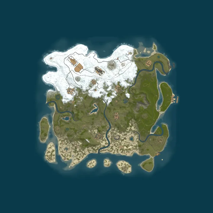Map of ⦿ ICEFUSE EU 3X Duo (Solo/Duo|Loot x3|WIPED)
