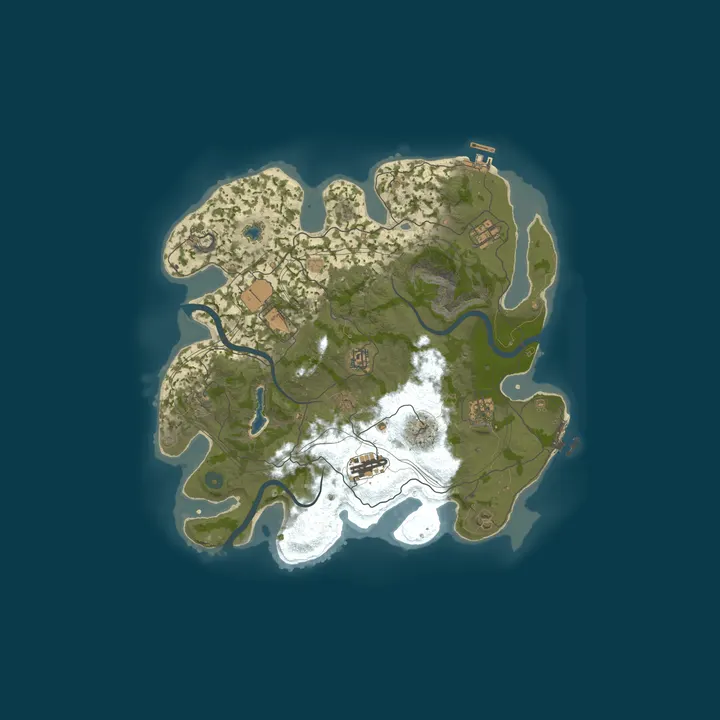 Map of WILDLORD.GG 5x |Kits|LootX5|TP|Homes|Clans|Just Wiped 10/9