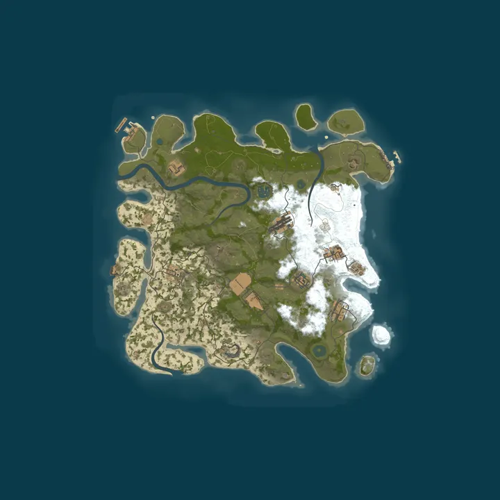 Map of T.D Gaming PVE Server