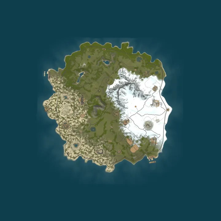Map of Prestige PVE HARD x2 LOOT+,NPC, ZOMBIE, CUSTOM, QUEST, SKILLS