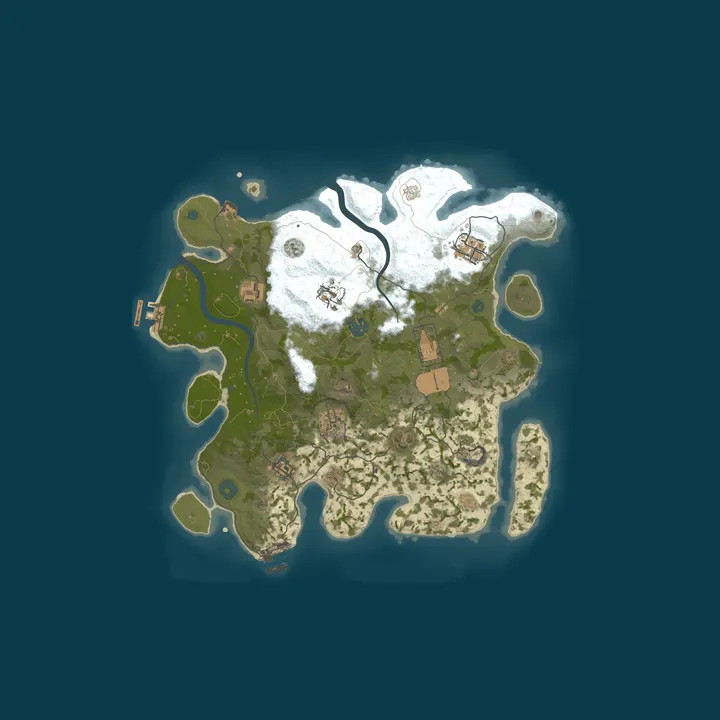 Map of RustyForest 5x+ ZLevel|NoBPs|PvP|Clans|Kits|QOL