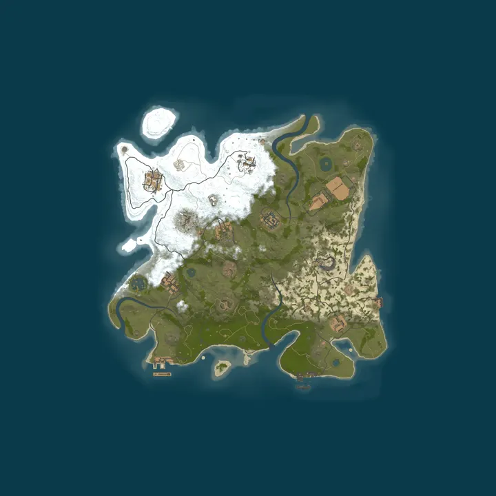 Map of Orange Dream | Cozy PvE/RP | No KOS