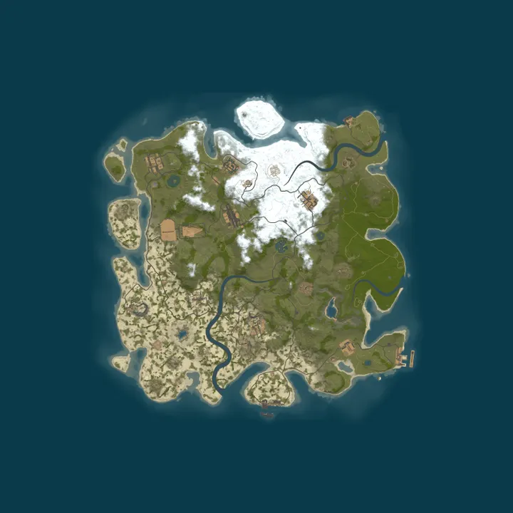 Map of Pine Hosting - Rust Server