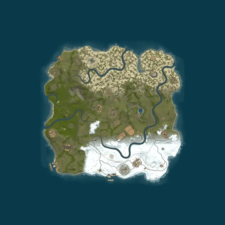 Map of RatPack Rust 10x [Loot++] [No BP] [MyMini] [PVP]