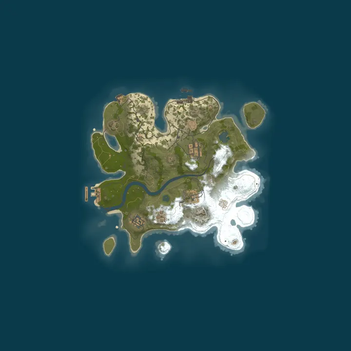Map of Rust Server - Pinehosting.com